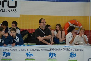 Albert Tubella, durante el campeonato de España escolar (deporteextremadura)